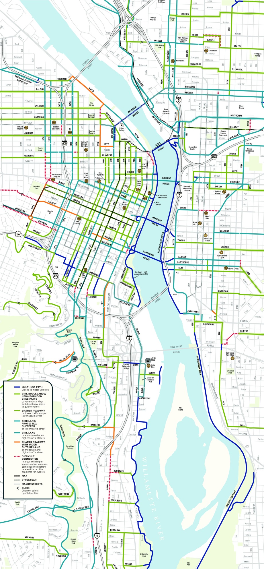 Bicycle Safety Guide and Countermeasure Selection System