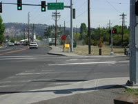 Major intersection at Southeast Linnwood and Johnson Creek Boulevard.